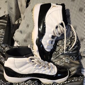 2023 Air Jordan 11 Retro Black and White Sneakers